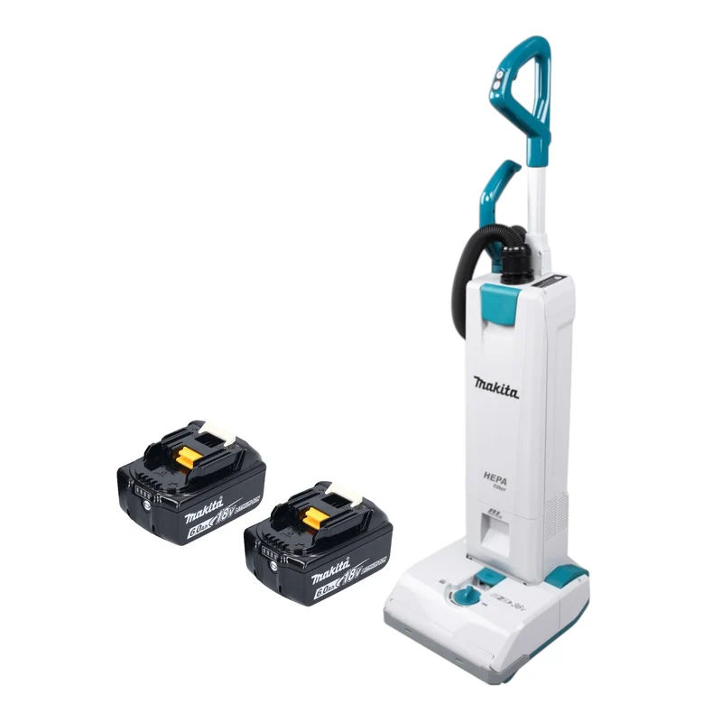 Aspirateur sans fil Makita DVC 560 G2 36 V (2x 18 V) 5 l Brushless + 2 batteries 6,0 Ah - sans chargeur