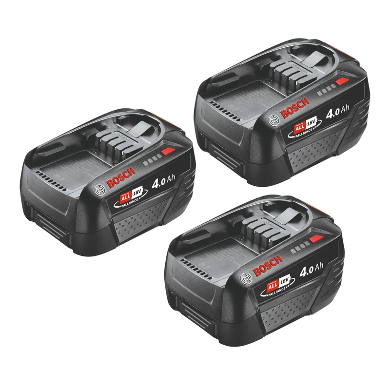 Bosch 3x PBA 18V 4.0Ah W-C Batterie 18 V 4,0 Ah POWER FOR ALL ( 3x 1600A011T8 )