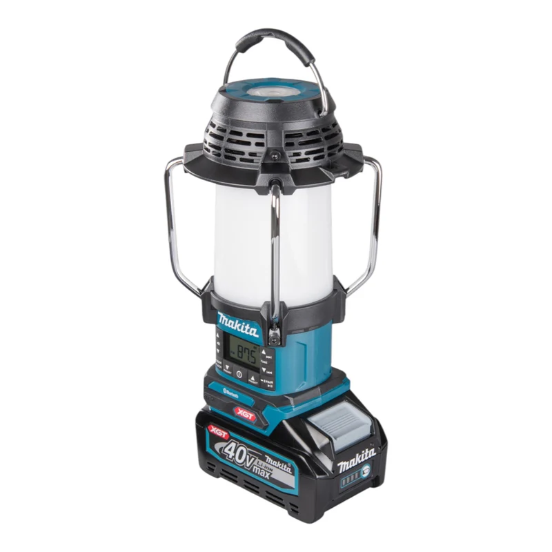 Radio sans fil Makita MR 010 GZ avec lampe, 40 V max., FM / Bluetooth, 1 000 lm, Solo – sans batterie, sans chargeur