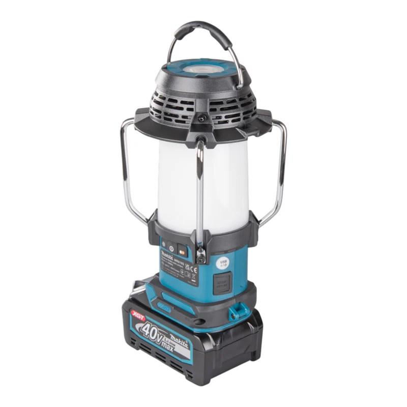 Radio sans fil Makita MR 010 GZ avec lampe, 40 V max., FM / Bluetooth, 1 000 lm, Solo – sans batterie, sans chargeur