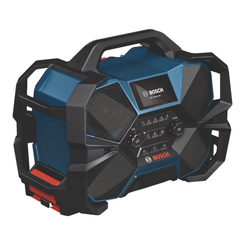 Radio sans fil Bosch GPB 18VH-6 SRC Professional 12 - 18 V ( 06014A6200 ) FM / DAB+ / Bluetooth / AUX IP54 Solo - sans batterie, sans chargeur