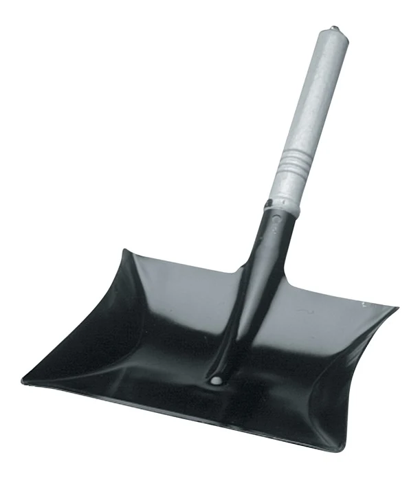 Pelle à poussière ( 9000470285 ) avec manche en bois Capuchon/anneau métal laqué noir