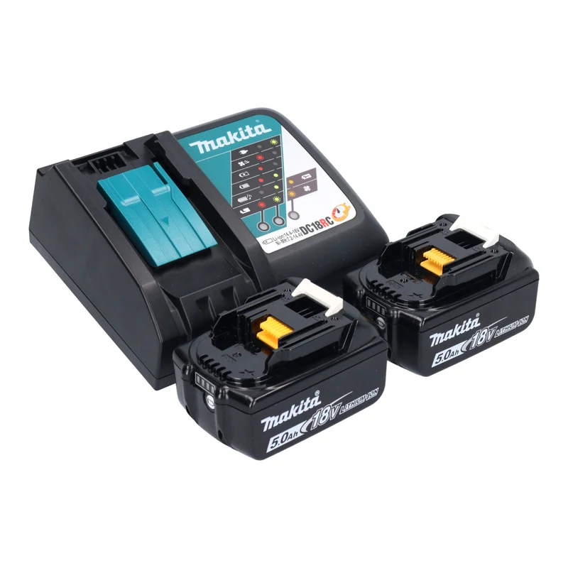Makita DCL 286 FRT2 Aspirateur à batterie 18 V 0,25 l Brushless + 2x batterie 5,0 Ah + chargeur