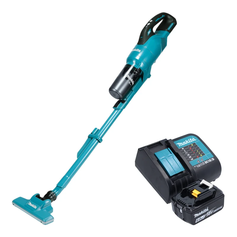 Makita DCL 286 FSG Aspirateur à batterie 18 V 0,25 l Brushless + 1x batterie 6,0 Ah + chargeur