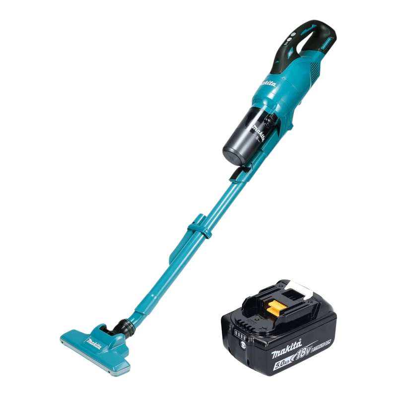 Makita DCL 286 FT Aspirateur à batterie 18 V 0,25 l Brushless + 1x batterie 5,0 Ah - sans chargeur