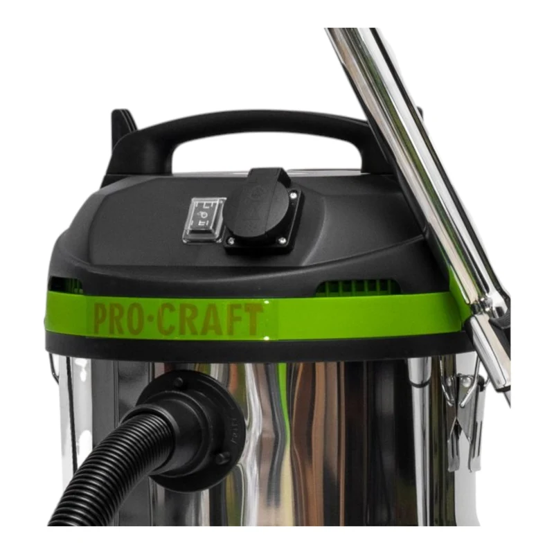 Procraft VP1400 Aspirateur eau et poussière 1400 watts 30 litres de capacité