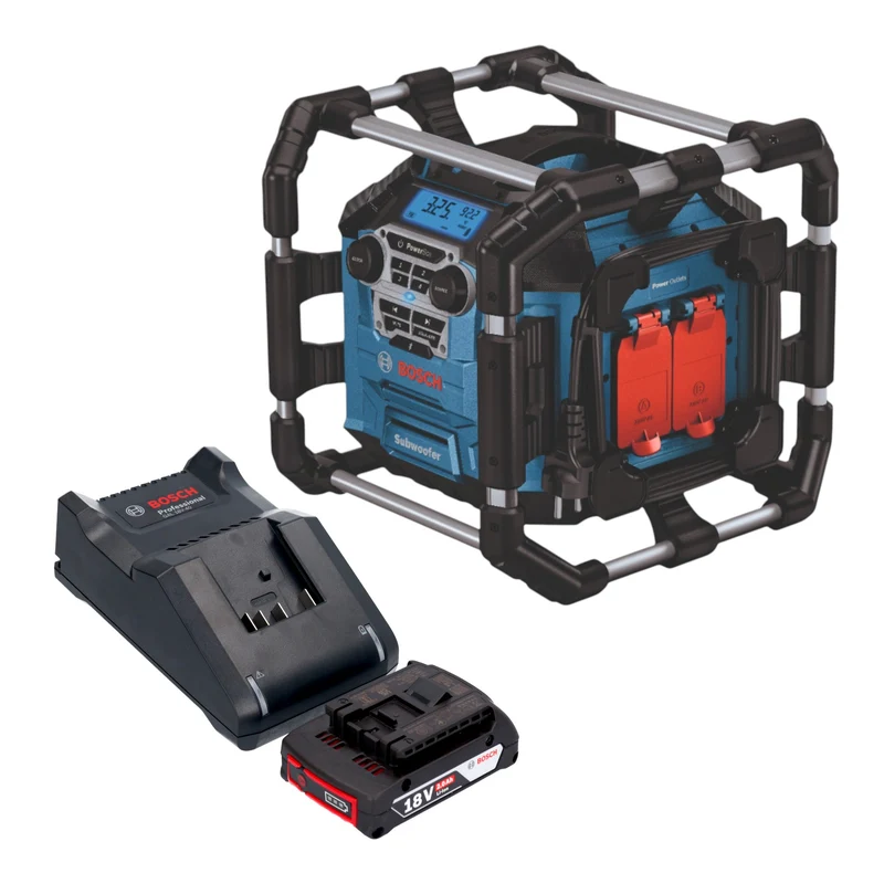 Bosch GPB 18V-5 C Professional Radio sans fil 18 V Bluetooth Solo ( 06014A4000 ) - sans batterie, sans chargeur