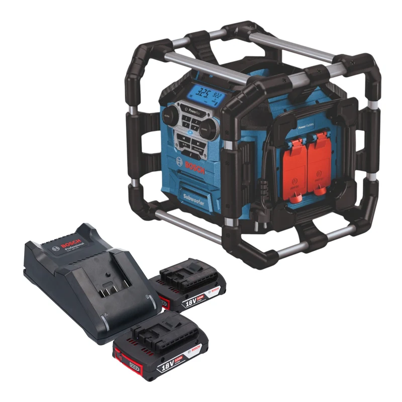 Bosch GPB 18V-5 C Professional Radio sans fil 18 V Bluetooth Solo ( 06014A4000 ) - sans batterie, sans chargeur