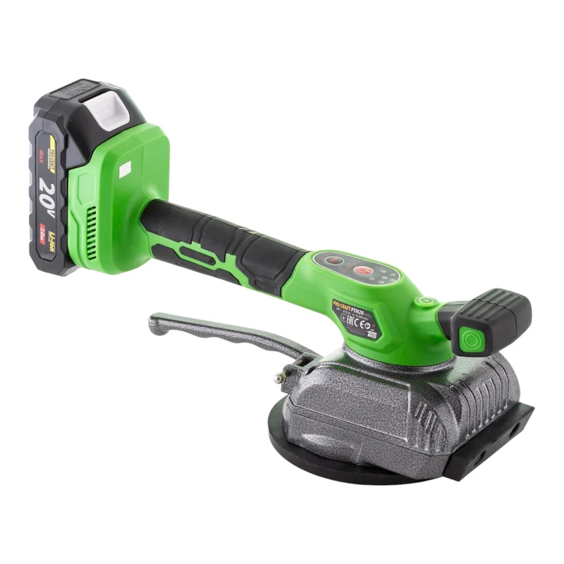 Procraft PTM20-1b-c Aspirateur de carrelage à batterie 20 V + 1x batterie 2,0 Ah + chargeur + coffret