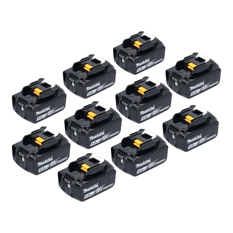 Makita BL 1850 B Li-Ion Batterie 18V 5,0 Ah ( 197280-8 / 632f15-1 ) avec affichage LED - successeur de 196672-8