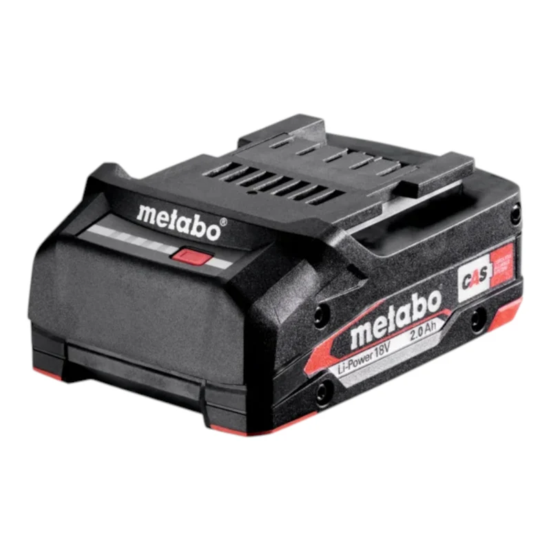 Metabo Pack d'accumulateurs Li-Power 18 V 2,0 Ah CAS Li-Ion ( 625026000 ) avec affichage de l'état de charge