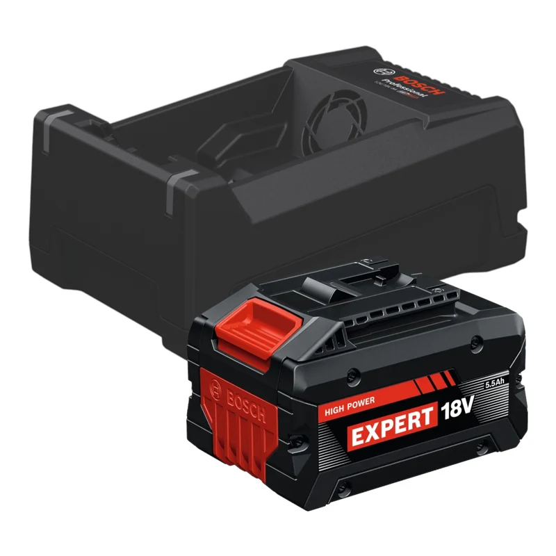 Bosch 1x EXBA 18V-55 + GAL 12V/18V-80 EXPERT Starter Set 18 V 1x batterie 5,5 Ah + chargeur 8 A AMPShare