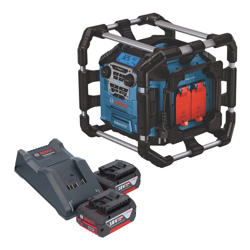 Bosch GPB 18V-5 C Professional Radio sans fil 18 V Bluetooth Solo ( 06014A4000 ) - sans batterie, sans chargeur
