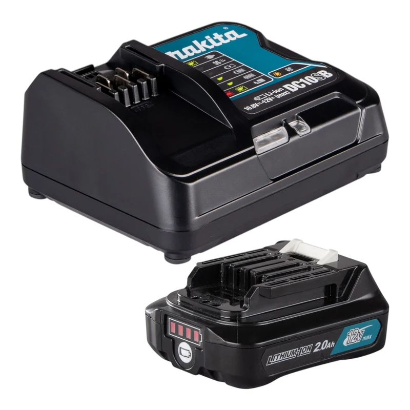 Makita ML 107 DSA1 Lampe sans fil 12 V max. 200 lm LED + 1x batterie 2,0 Ah + chargeur