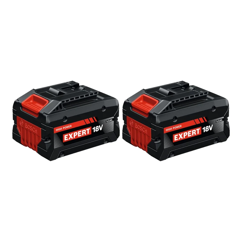 Bosch 2x EXBA 18V-55 EXPERT Batterie 18 V 5,5 Ah Li-Ion AMPShare ( 2x 1600A036Z6 )