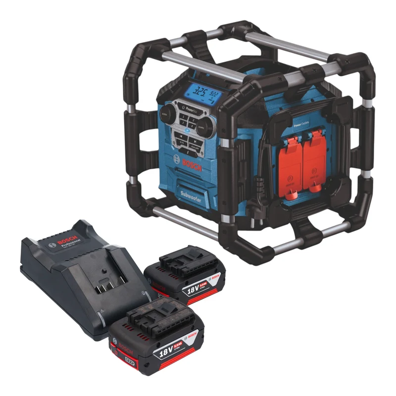 Bosch GPB 18V-5 C Professional Radio sans fil 18 V Bluetooth Solo ( 06014A4000 ) - sans batterie, sans chargeur