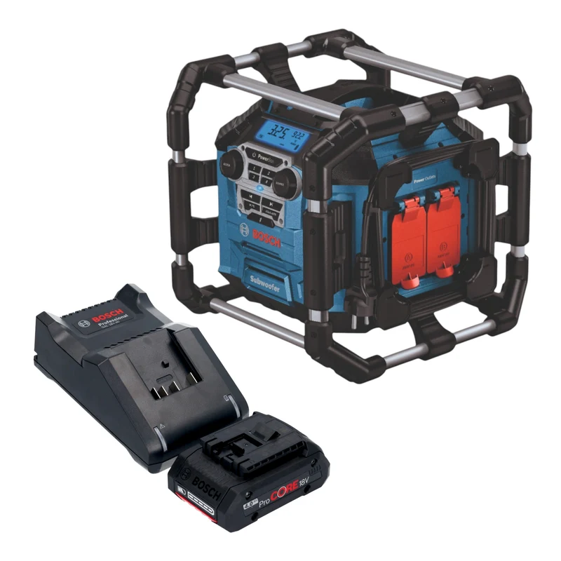Bosch GPB 18V-5 C Professional Radio sans fil 18 V Bluetooth Solo ( 06014A4000 ) - sans batterie, sans chargeur