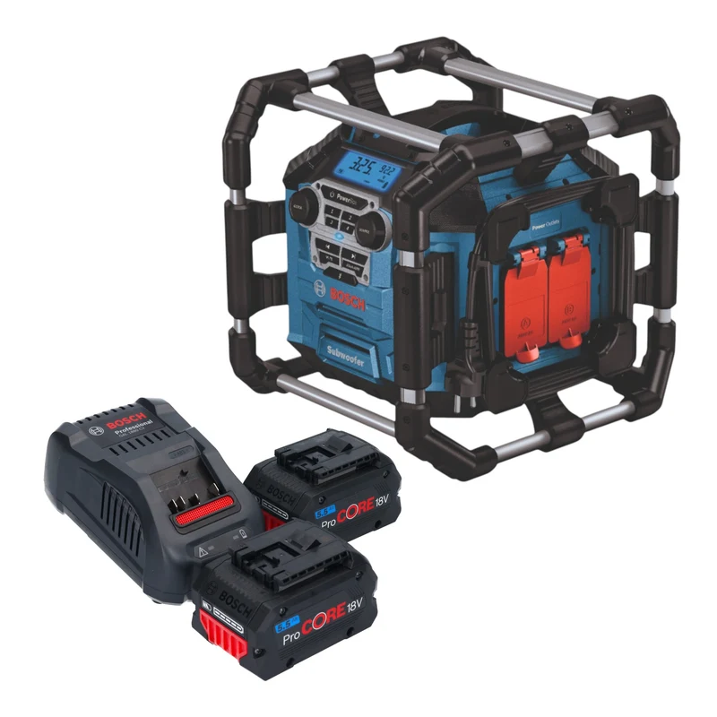 Bosch GPB 18V-5 C Professional Radio sans fil 18 V Bluetooth Solo ( 06014A4000 ) - sans batterie, sans chargeur