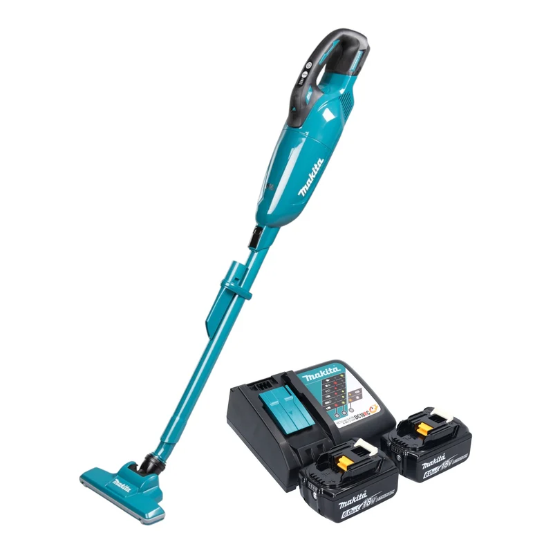 Makita DCL 284 FRG2 Aspirateur à batterie 18 V 0,73 l Brushless + 2x batterie 6,0 Ah + chargeur