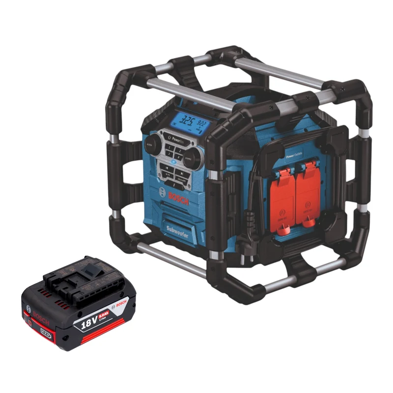 Bosch GPB 18V-5 C Professional Radio sans fil 18 V Bluetooth Solo ( 06014A4000 ) - sans batterie, sans chargeur