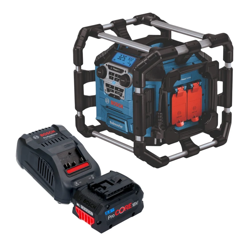 Bosch GPB 18V-5 C Professional Radio sans fil 18 V Bluetooth Solo ( 06014A4000 ) - sans batterie, sans chargeur