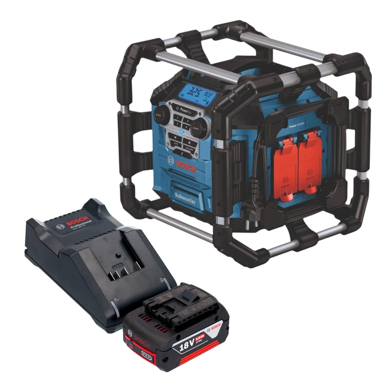 Bosch GPB 18V-5 C Professional Radio sans fil 18 V Bluetooth Solo ( 06014A4000 ) - sans batterie, sans chargeur