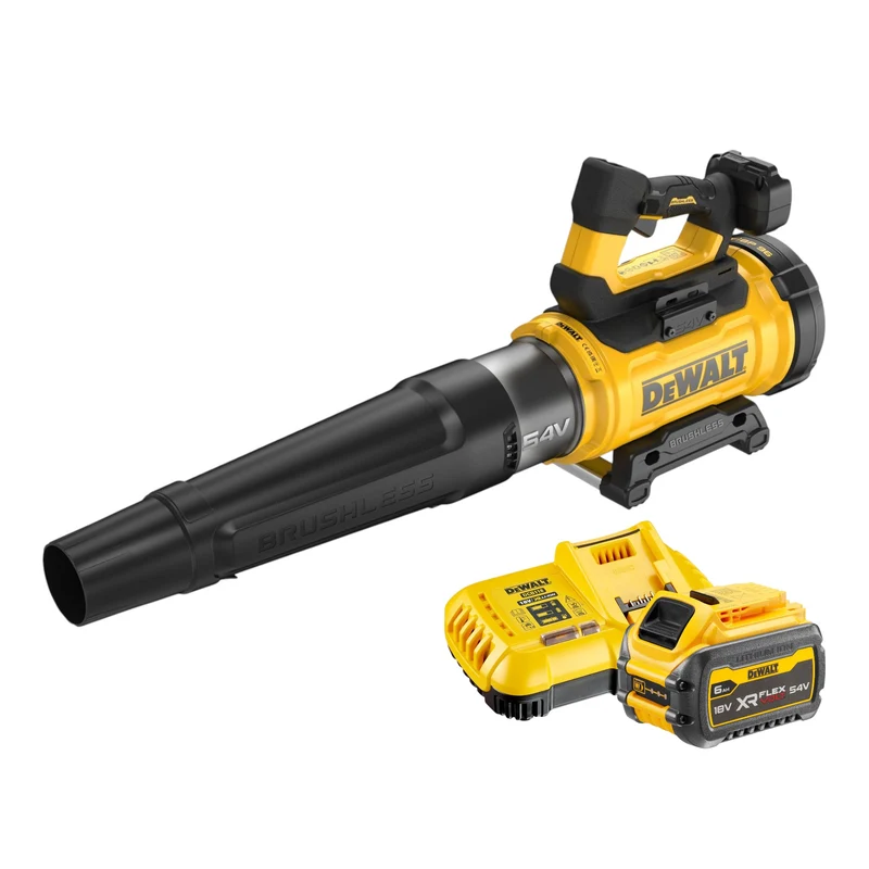 DeWalt DCMBL 777 T1 Souffleur axial à batterie 54 V FlexVolt Brushless + 1x batterie 6,0 Ah + chargeur