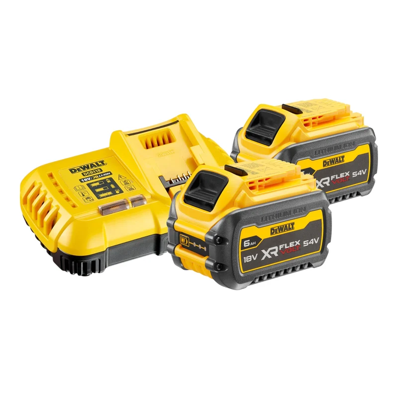 DeWalt DCMBL 777 T2 Souffleur axial sans fil 54 V FlexVolt Brushless + 2x batterie 6,0 Ah + chargeur