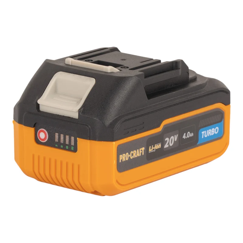 Procraft Starter Pack C20/6.5 chargeur rapide 20 V 6,5 A + 1x 20/4 batterie turbo 4,0 Ah