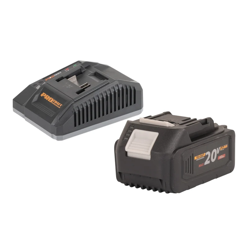 Procraft Starter Pack C20/6.5 chargeur rapide 20 V 6,5 A + 1x 20/4 batterie 4,0 Ah