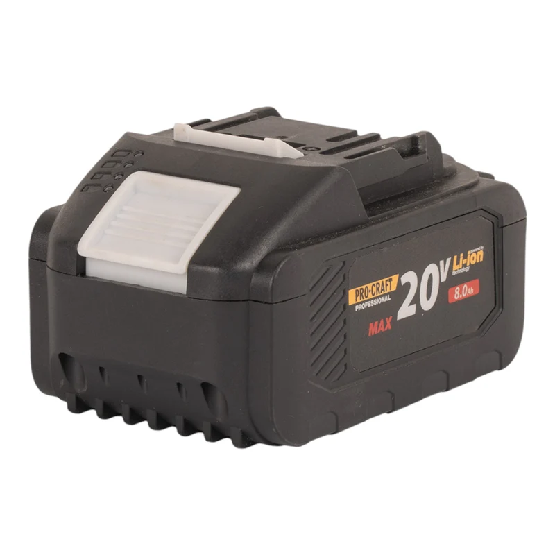 Procraft Starter Pack C20/6.5 chargeur rapide 20 V 6,5 A + 1x 20/8 batterie 8,0 Ah