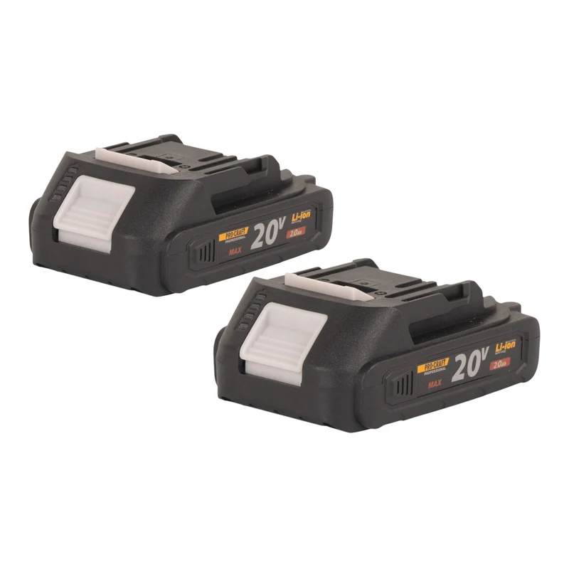 Procraft 2x 20/2A batterie 20 V 2 Ah / 2000 mAh Li-ion