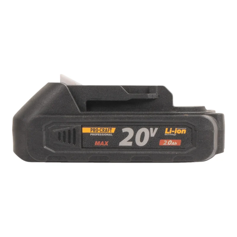 Procraft Starter Pack C20/2 chargeur 20 V 2 A + 2x 20/2A batterie 2,0 Ah