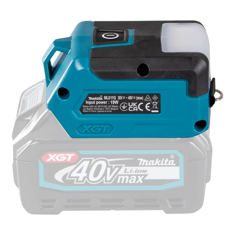 Makita ML011 G Lampe à accu 40 V max. 300 lm LED Solo - sans accu, sans chargeur