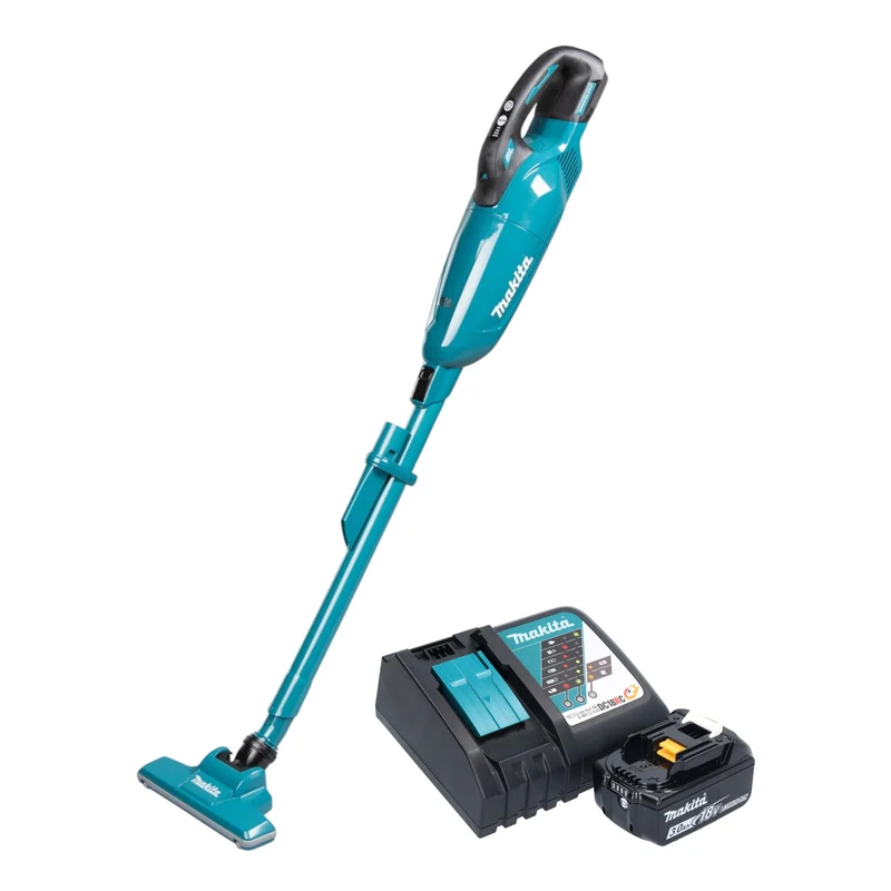Makita DCL 284 FRF Aspirateur à batterie 18 V 0,73 l Brushless + 1x batterie 3,0 Ah + chargeur