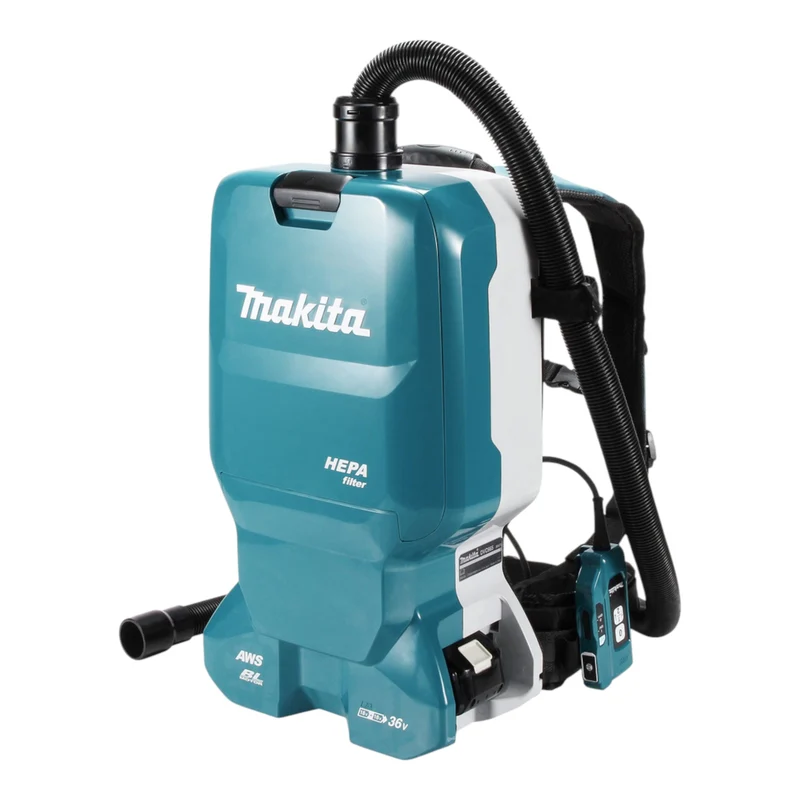 Makita DVC 665 ZU Aspirateur dorsal sans fil 36 V ( 2x 18 V ) Brushless Solo - sans batterie, sans chargeur