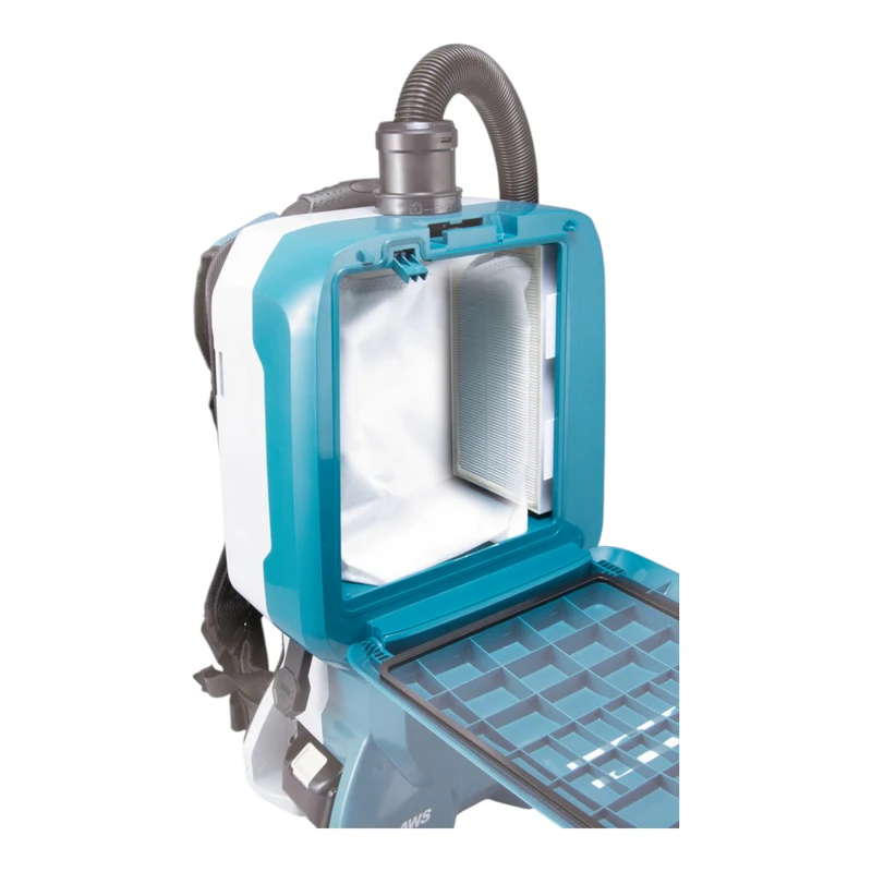 Makita DVC 665 ZU Aspirateur dorsal sans fil 36 V ( 2x 18 V ) Brushless Solo - sans batterie, sans chargeur