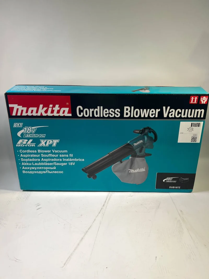 Makita DUB 363 ZV Aspirateur Souffleur sans fil 36 V ( 2x 18 V ) Brushless + Kit d'aspiration - sans batterie, sans chargeur