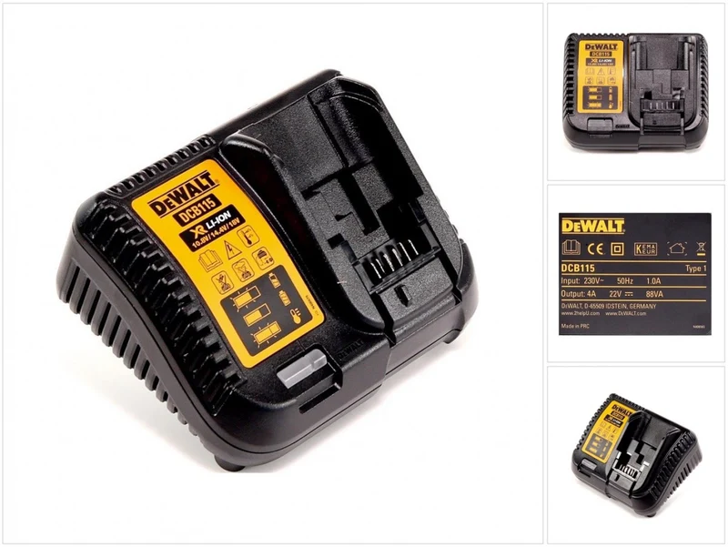 Dewalt DCB 115 XR Chargeur pour batteries Li-Ion 10,8 - 18 V