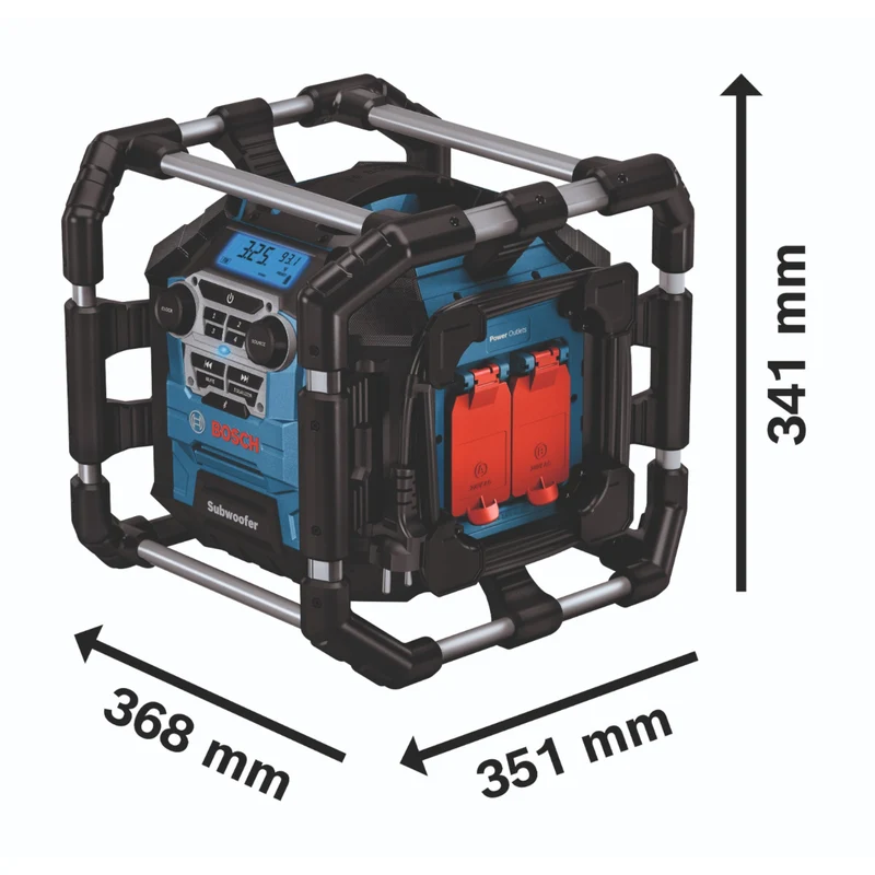 Bosch GPB 18V-5 C Professional Radio sans fil 18 V Bluetooth Solo ( 06014A4000 ) - sans batterie, sans chargeur