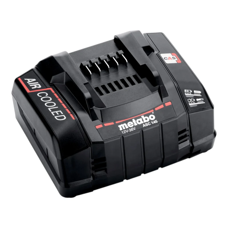 Metabo Set de base 2x bloc batterie LiHDX 18 V 4,0 Ah + chargeur ASC 145 ( 685306000 )