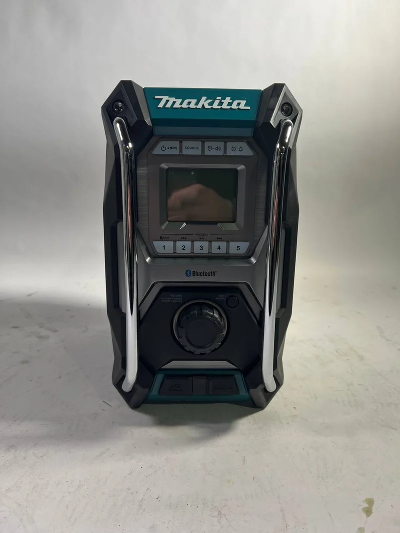 Makita MR 002 GZ Radio à batterie rechargeable 12 V - 40 V max CXT LXT XGT FM 3,5 mm AUX USB IP65 Solo - sans batterie, sans chargeur.