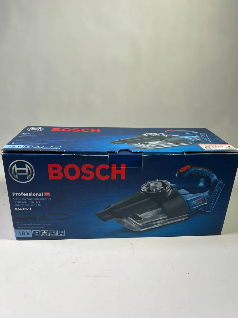 Bosch GAS 18V-1 Professional Li-Ion Aspirateur à Main sans fil ( 06019C6200 ) - sans Batterie , ni Chargeur