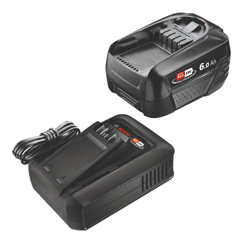 Kit de démarrage 18 V Bosch 1x PBA 18V 6.0Ah Batterie W-C 6,0 Ah + chargeur AL 18V-44 ( 1600A032A8 )