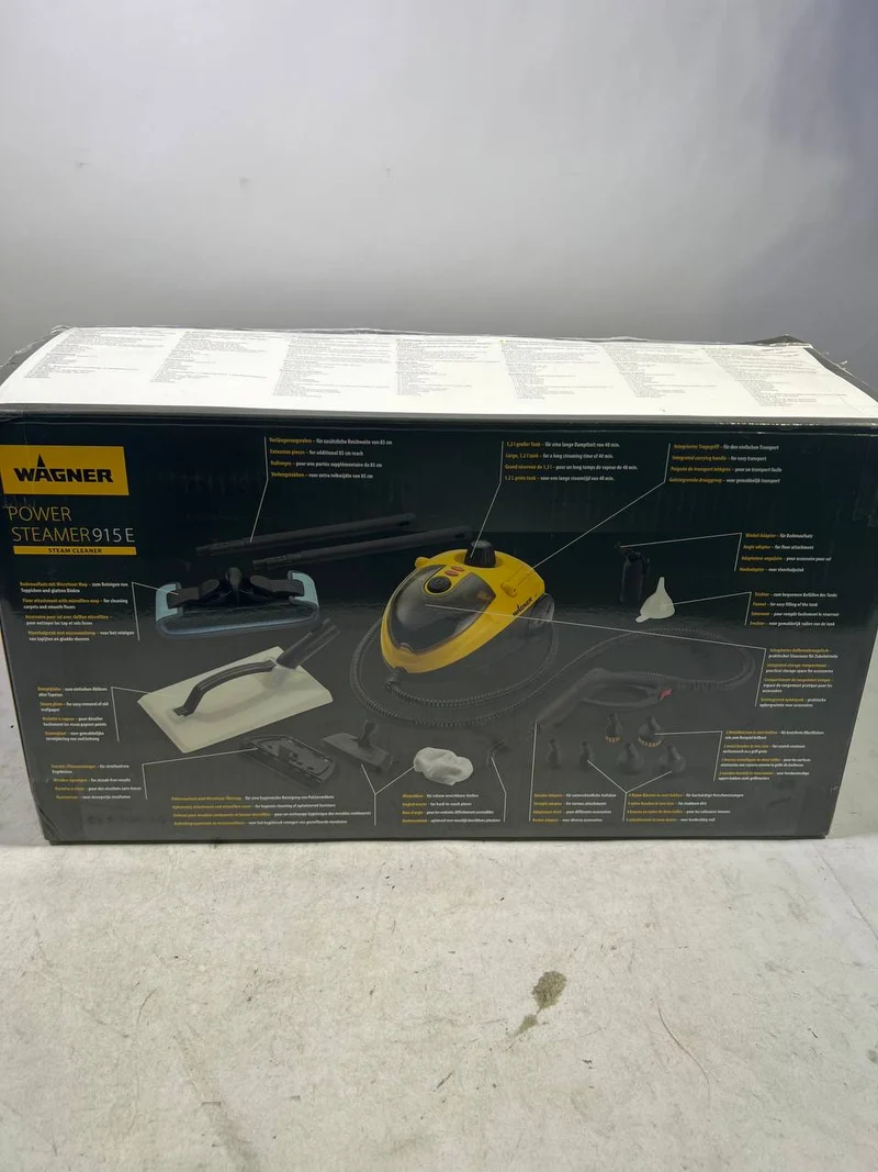 Wagner Power Steamer 915 E Nettoyeur à vapeur 1500 Watt 1,2 litre ( 2452622 ) + accessoires