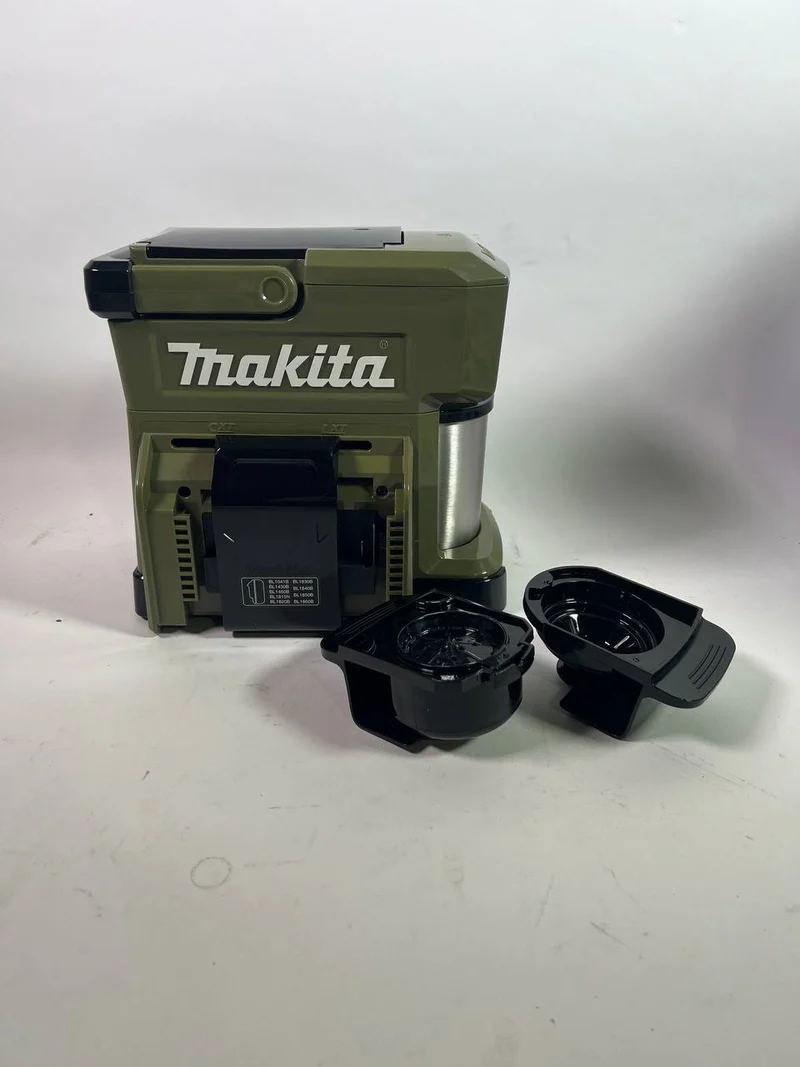 Makita DCM 501 ZO Cafetière sans fil 12 V maxi / 18 V Olive - Outdoor Adventure Edition Solo - sans batterie, sans chargeur