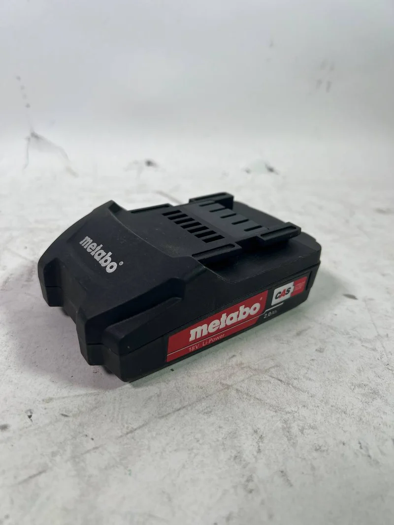 Metabo Li-Power Batteriepack 18 V 2,0 Ah CAS Li-Ion Batterie ( 625596000 ) avec indicateur de charge