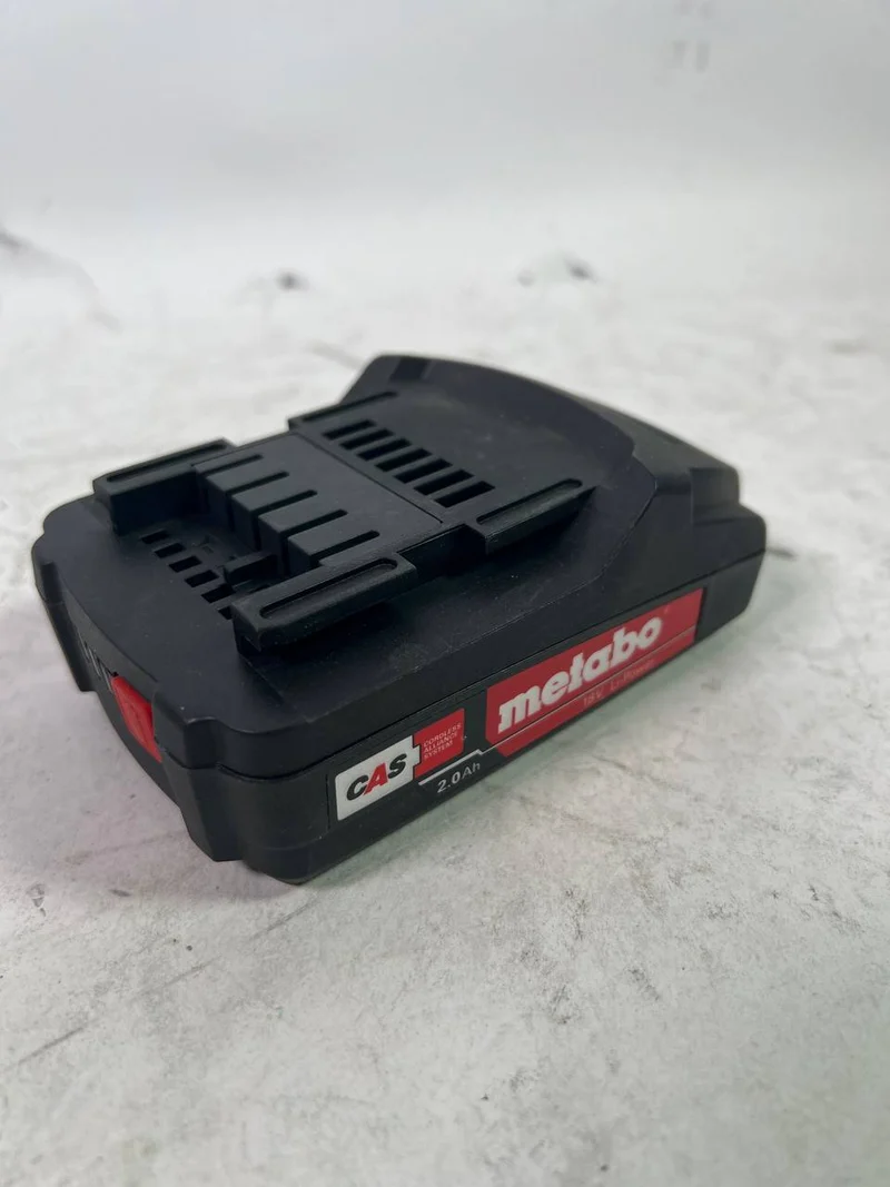 Metabo Li-Power Batteriepack 18 V 2,0 Ah CAS Li-Ion Batterie ( 625596000 ) avec indicateur de charge