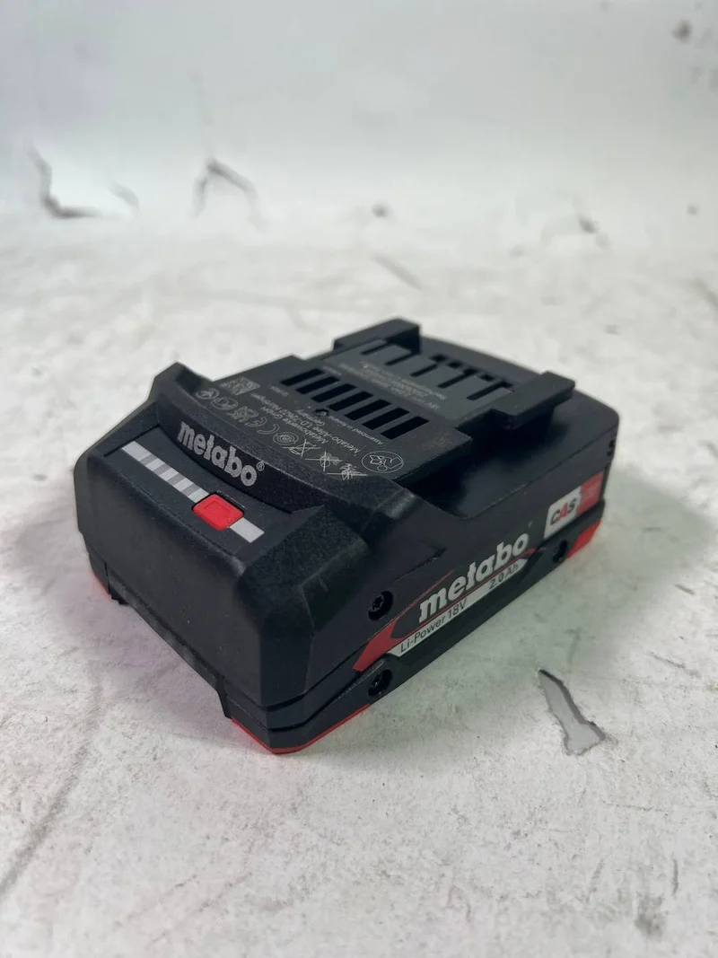 Metabo Li-Power Batteriepack 18 V 2,0 Ah CAS Li-Ion Batterie ( 625596000 ) avec indicateur de charge