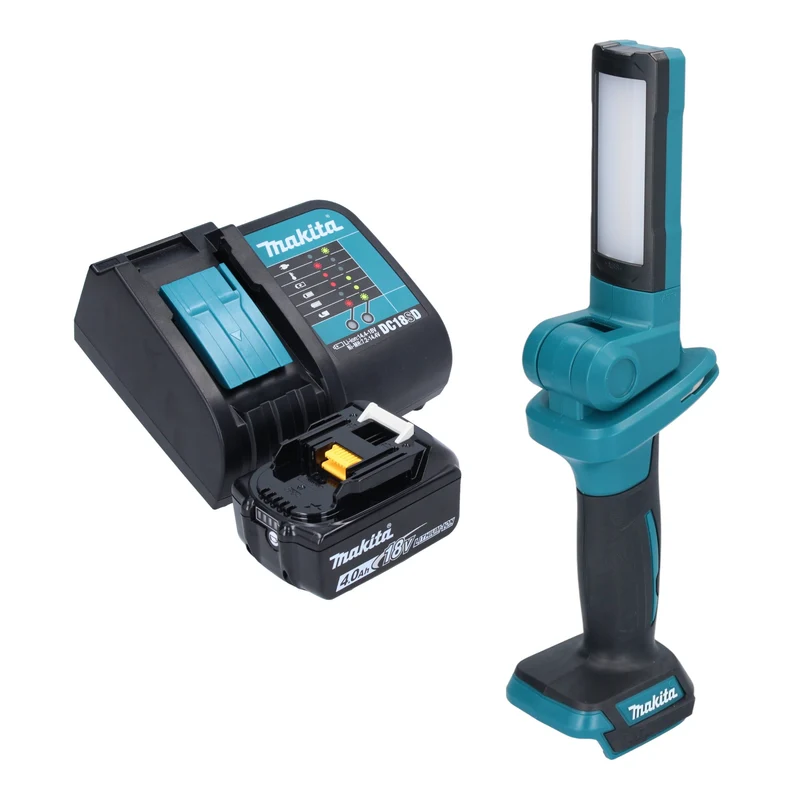 Makita DML 816 SM1 Lampe de travail sans fil 18 V 100 - 500 lm LED + 1x batterie 4,0 Ah + chargeur